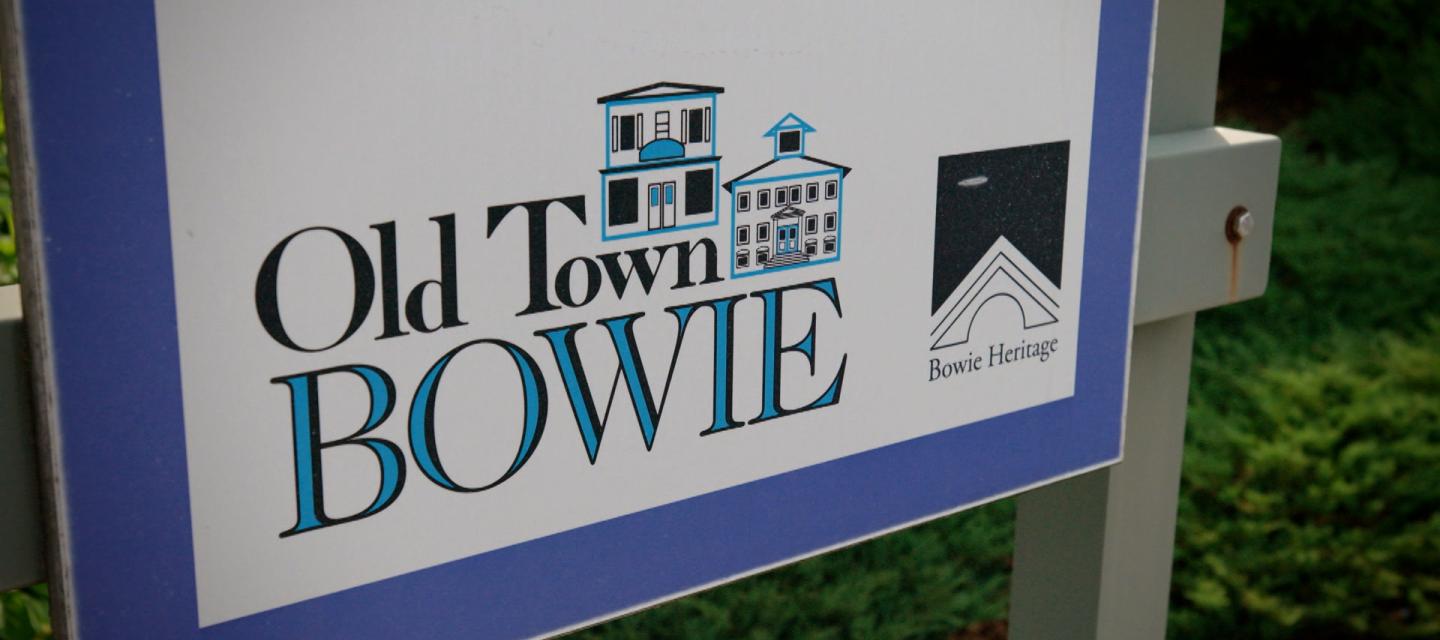 Old Towne Bowie sign