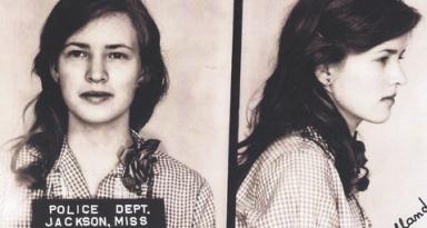  Joan Muholland mugshot after her arrest in Jackson, Mississippi in 1961. (Photo source: Joan Muholland)