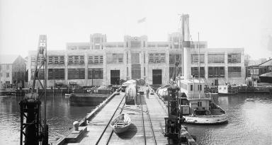 U.S. Naval Torpedo Station in Alexandria, Virginia circa 1922 The U.S. Naval Torpedo Station in Alexandria, Virginia