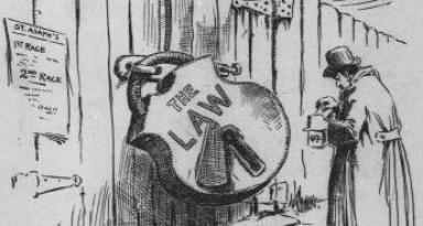 A Washington Times cartoon from 1905 
