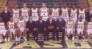 When the 05-06 basketball season began, George Mason had never won an NCAA tournament game. That was about to change. (Photo from George Mason University Athletic Department via Wikimedia Commons) 