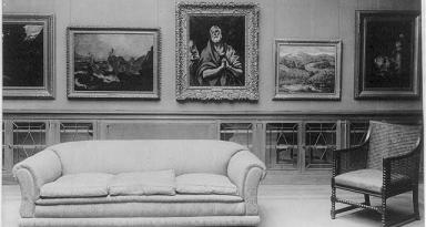 The intimate feeling of the Phillips Collection is captured in this photo from the early 1920s, just after the museum opened. (Source: Library of Congress)