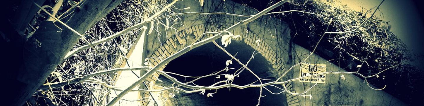 Bunny Man Bridge in Clifton, Virginia has haunted local teens for decades. (Photo source: Flickr user Motoboy92)