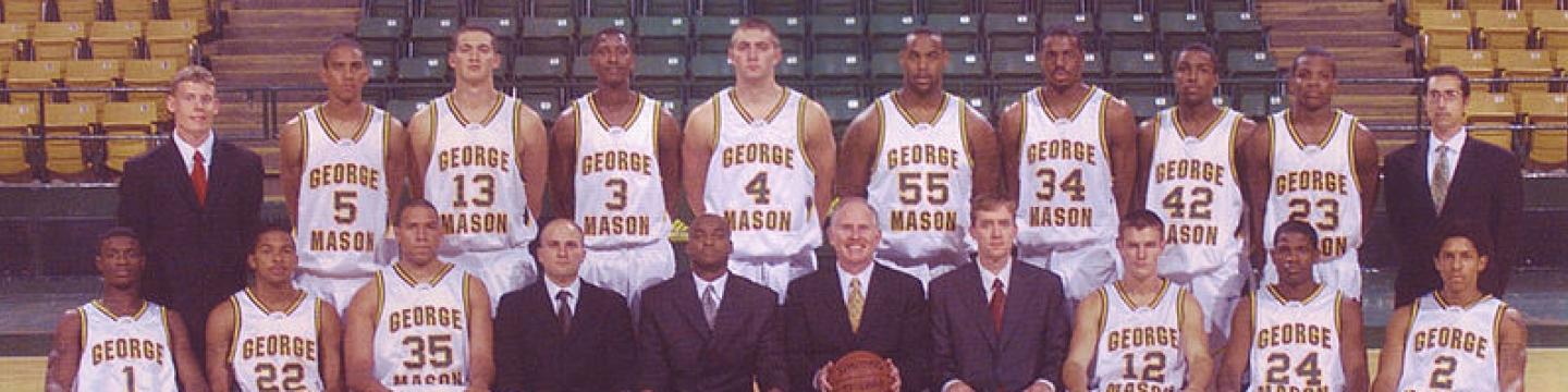 When the 05-06 basketball season began, George Mason had never won an NCAA tournament game. That was about to change. (Photo from George Mason University Athletic Department via Wikimedia Commons) 