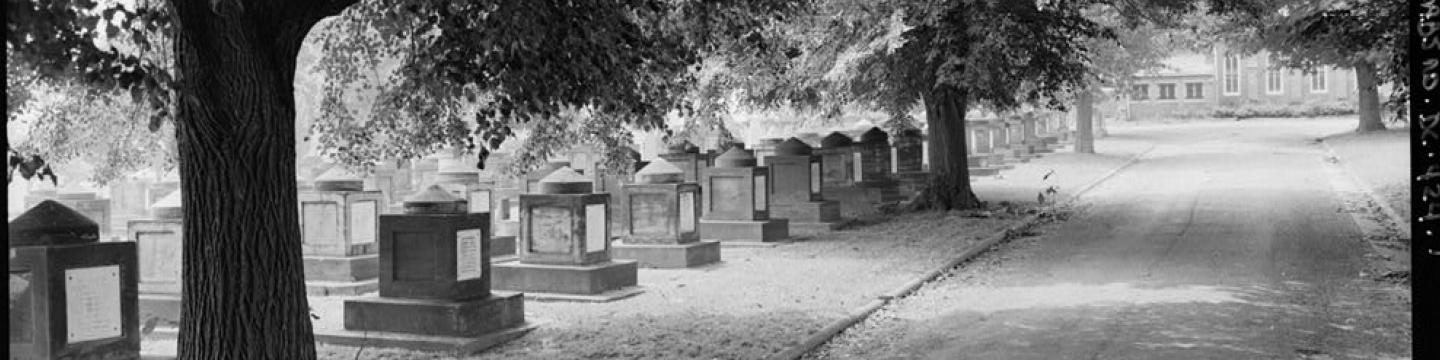 View of the Congressional Cemetery in the 1930s